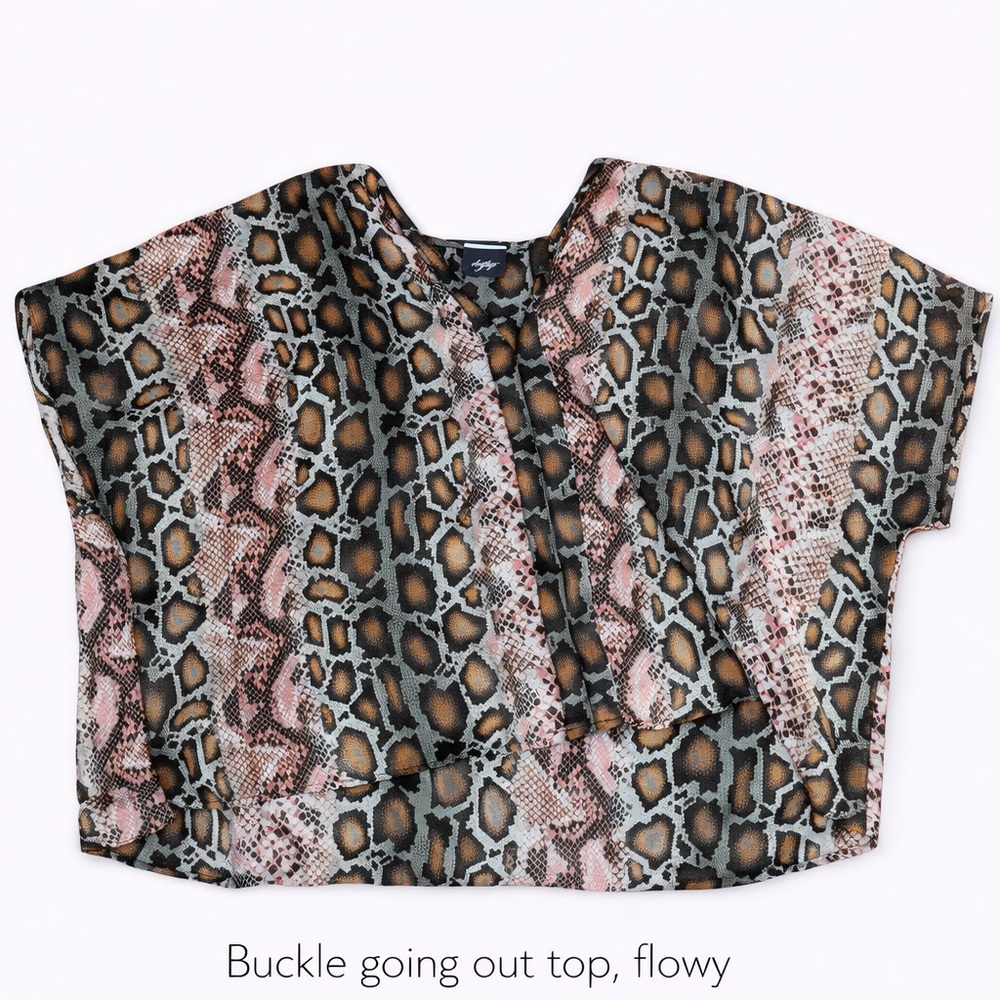 Daytrip Multicolor Animal Print Blouse